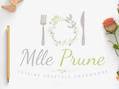 Logo Design blog feminine food logo trend typography vegan