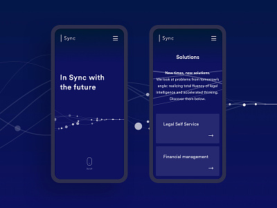 Sync - Mobile back end branding corporate development front end quality insurance ui ux visual design