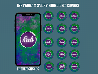 💚 Instagram Highlight Covers 3d branding canva png graphic design icons ig highlights ig icons