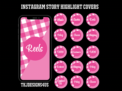 💗 Instagram Highlight Covers branding canva png editable icons graphic design icons ig highlight covers ig highlights instagram highlight covers