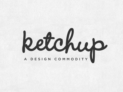 Personal Logo - Ketchup brand design identity ketchup lettering logo personal typography wordmark