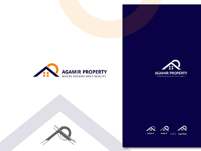 Real estate minimal logo design