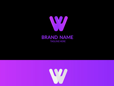 Modern Creative Letter W  Logo Design