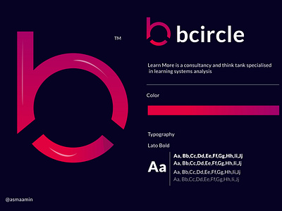 Letter b and Q  mark logo design