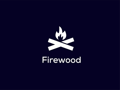 firewood app brand logo branding design fire logo fire wood logo graphic design iconic logo design illustration letter mark logo logo logo icon minimal logo unique lgoo wordmark logo