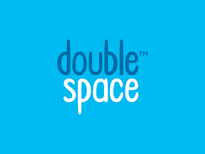 Double Space Logo brand identity branding handwritten logo logo design logotype typography