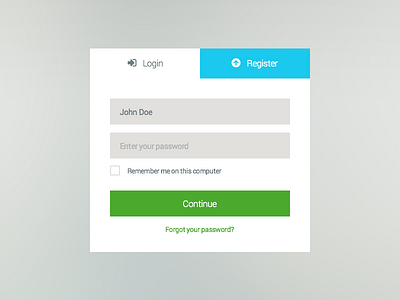 Dashboard Login Panel digital login panel register ui website