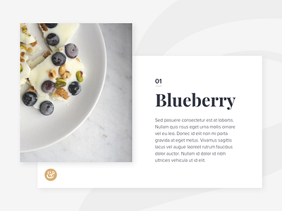 Blueberry Dessert berry blue design recipe ui