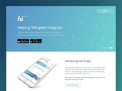 Hi VDAB app branding hi interface ui ux vdab webdesign