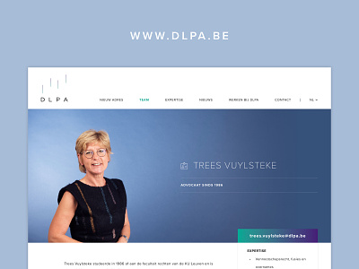 DLPA lawyers branding design interface responsive ui ux webdesign website