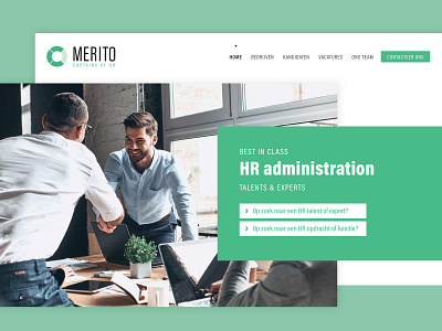 New webdesign for HR consultancy agency