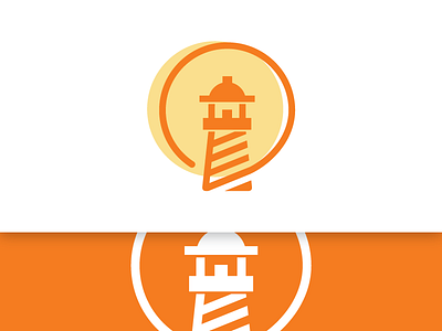Lighthouse Logo Idea guide icon illustration light lighthouse logo