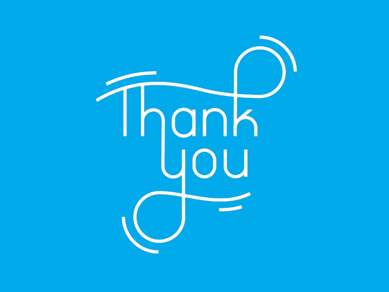 Thank You Animation by Scott Jones for Underbelly on Dribbble