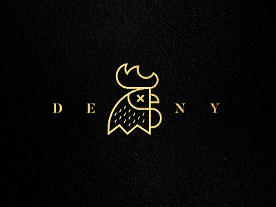 Deny branding icon illustration music tease