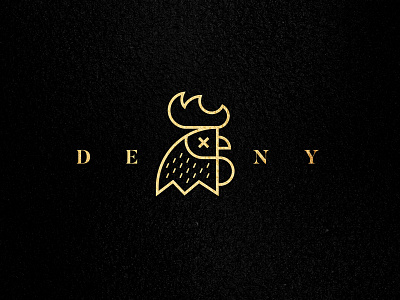 Deny branding icon illustration music tease