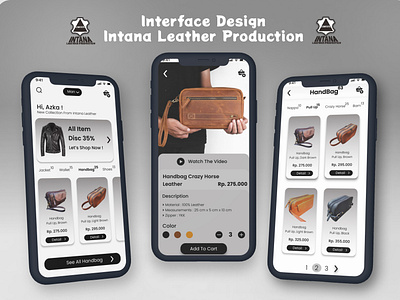 Interface Design Intana Leather Application