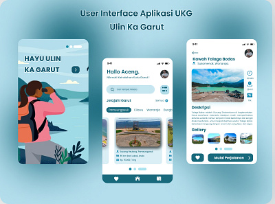 User Interface Ulin Ka Garut Application branding graphic design ui