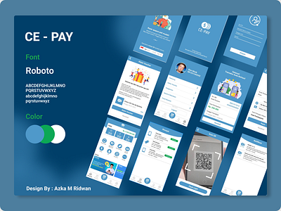 CE-PAY Mobile Application branding design graphic design illustration mockup ui