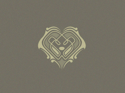 Lion Heart heart lion logo