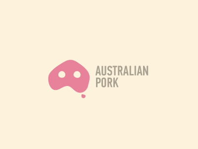 Australian Pork australia blood logo map meat nose pig pink pork yellow