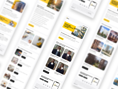 Emails INGRAD / Рассылка email development email emails template layout real estate template ui uiux web design