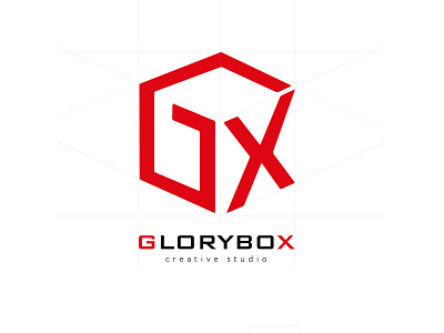 Identity GLORYBOX / Айдинтика — лого, фирменный стиль brand design brandbook branding creative studio guideline identity logo logo design