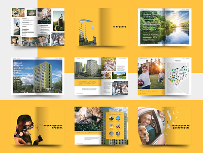 Booklet INGRAD / Буклет booklet brochure development graphic design ingrad layout magazine print printable real estate