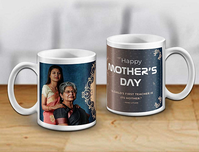 Mother's Day Customized Mug customised gifts customized gift design designer gifts graphic design illustration personalised gifts personalized gift photo