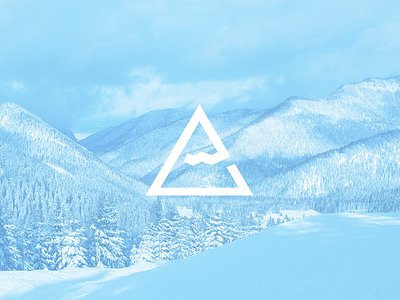 A for Alpine a alpine concept hud logo mountain ski skiing snow snowboarding team triangle