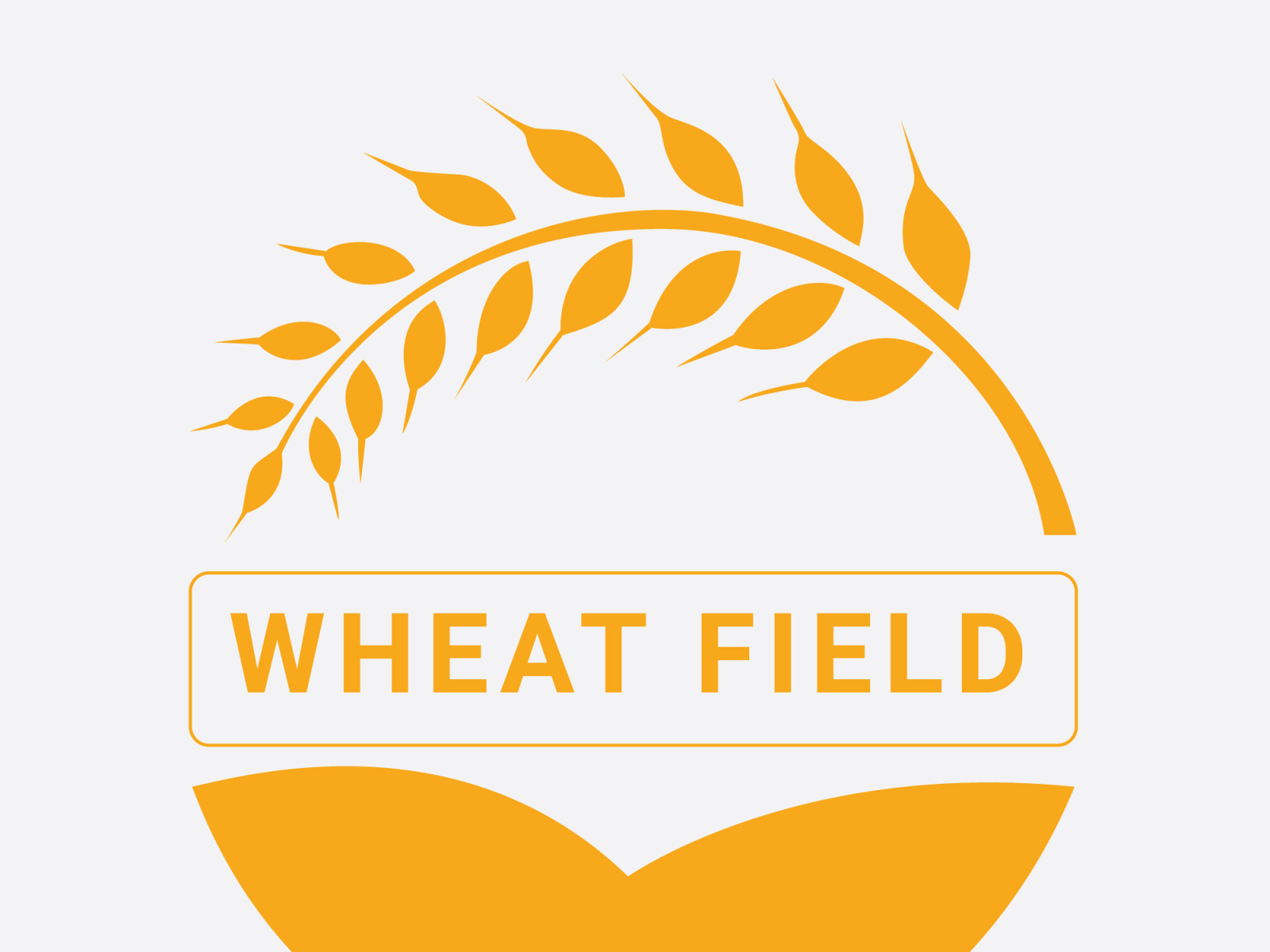 Wheat Field Logo Design by Graphic soft on Dribbble