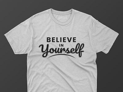 Believe In Yourself T-Shirt Design 3d branding design graphic design illustration ui vector