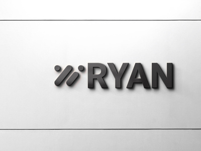 Creative Ryan Name Corporate Logo Design Template branding design graphic design illustration logo vector