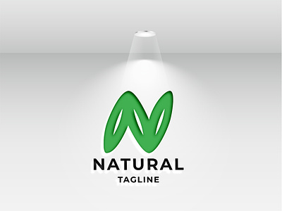 Natural Vector Logo Design Template branding design graphic design illustration logo vector