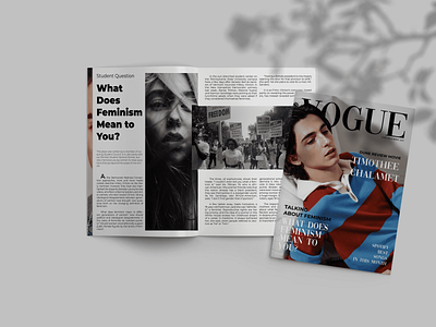 Magazine Cover & Layout design graphic design typography