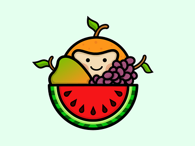 BABY ON FRUITs