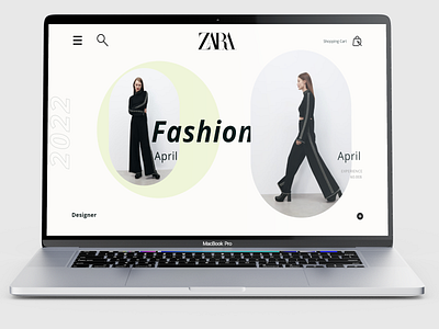 ZARA Shopping Page UI/UX adobexd design fashion graphic design interaction interface logo prototype ui uidesign ux website wireframe