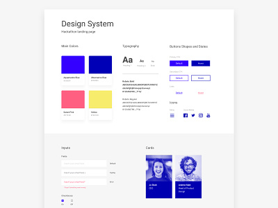 Design system buttons colors design design system guidelines style guide typography website