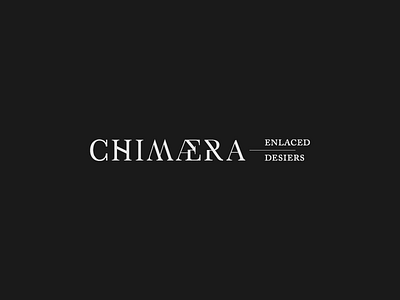 Chimaera's Logo design erotic flat identity logo luxury minimal portugal