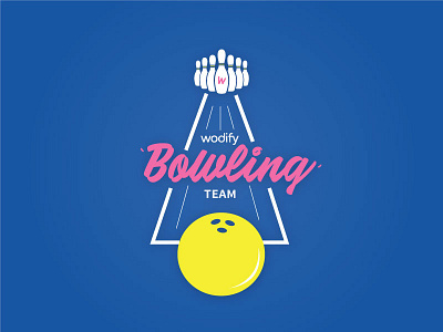 Wodify Bowling League bowling brand design league logo play team