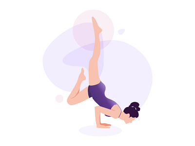 Yoga | Illustration design fitness flat graphic illustration minimal ui vector visual yoga yoga pose yoga studio