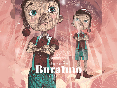 The adventures of Buratino adobe art artist book book art cartoon draw drawing fairy tale graphic graphic art illustration illustration art illustrator photoshop pictures poster poster art print wacom