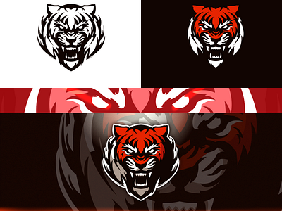 Tiger Mascot design emblem game gaming icon illustration logo team logo tiger tiger team tiger mascot vector тигр