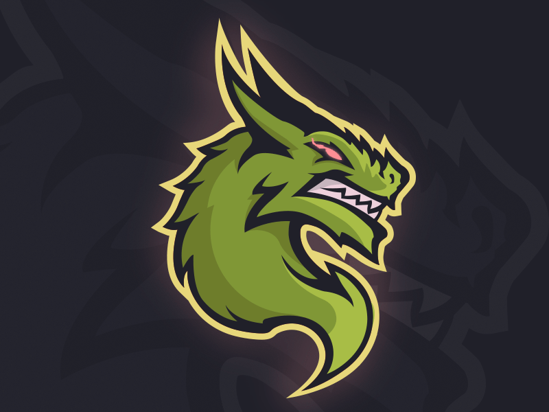 Dragon emblem branding character design dragon drake emblem game gaming icon illustration logo mascot team logo vector дракон