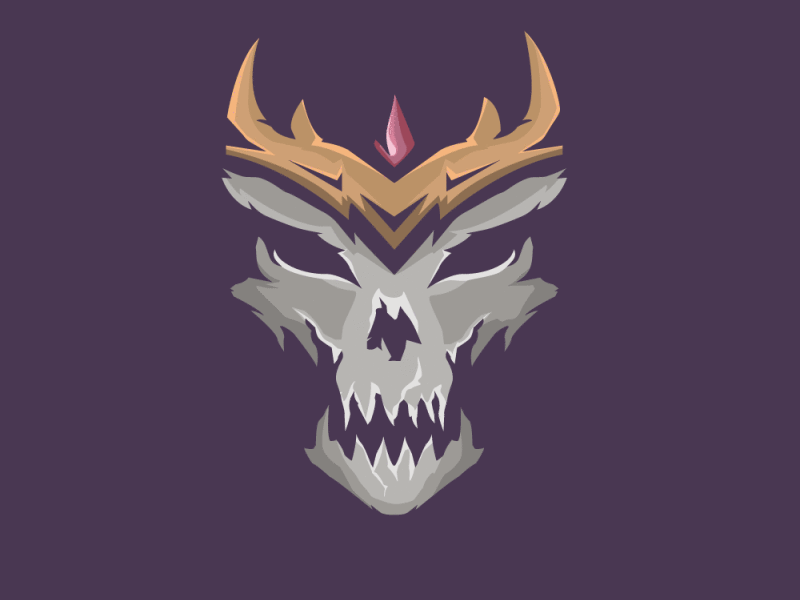 skull emblem icon kings skull art skulls vector