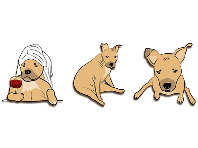 Dog vector animals dog dogs icon illustrator minimal vector