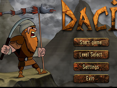 Dacia - Decebalus Character concept design game illustration mobile