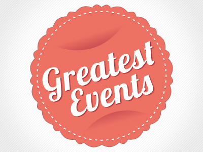 Greatest Events brand greatest events identity logo