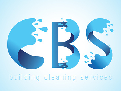 CBS - Cleaning Services blue cbs clea cleaning services vector water wave
