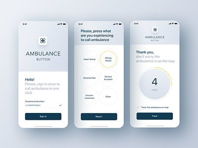 Ambulance Button App