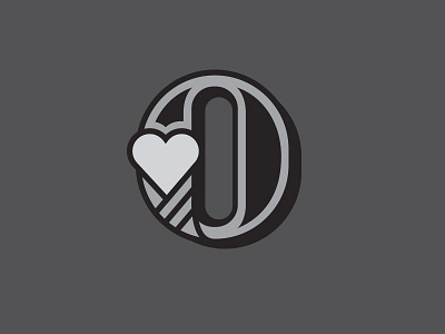 Type 01 heart love o typography